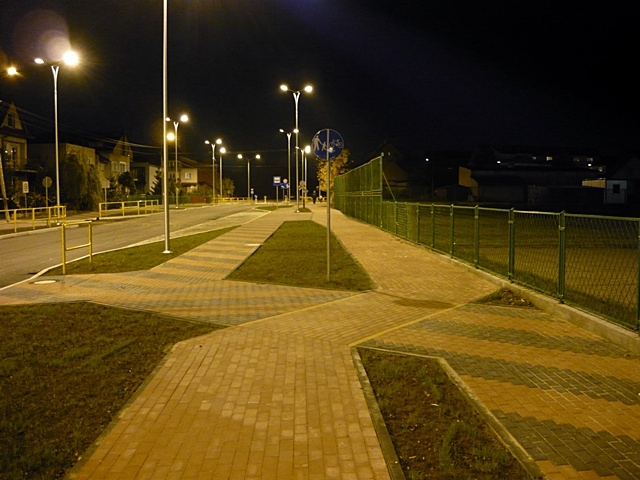 Ścieżka rowerowa - ul. Korczaka