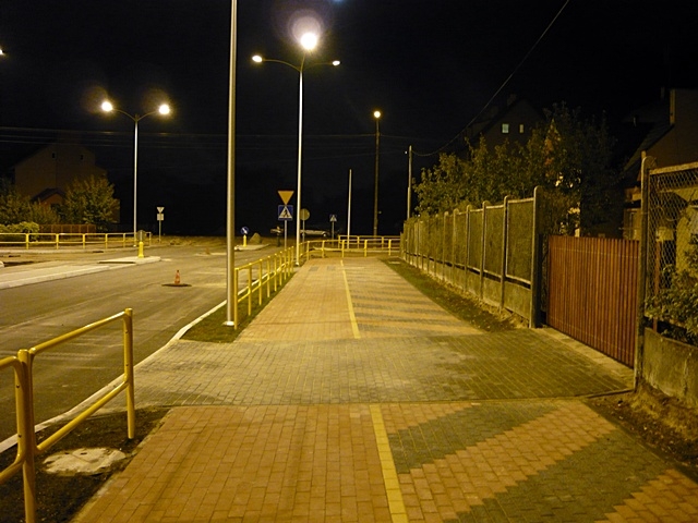 Ścieżka rowerowa - ul. Korczaka