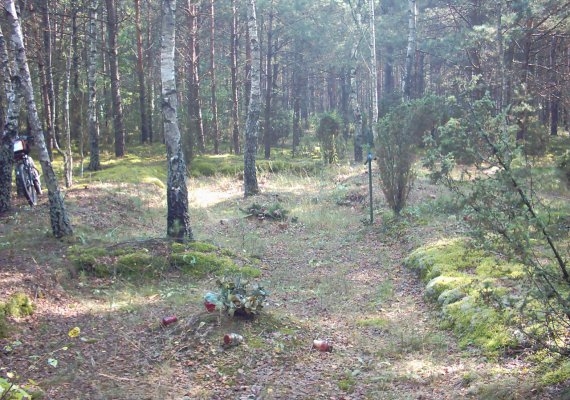 Grabowo. gm.Goworowo - groby z okresu I wojny.