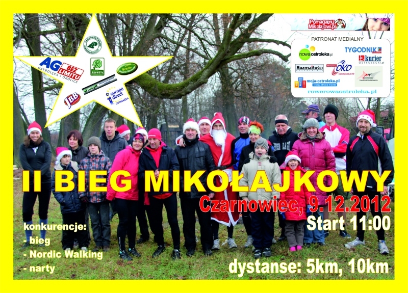 II Bieg Mikołajkowy Czarnowiec 2012
