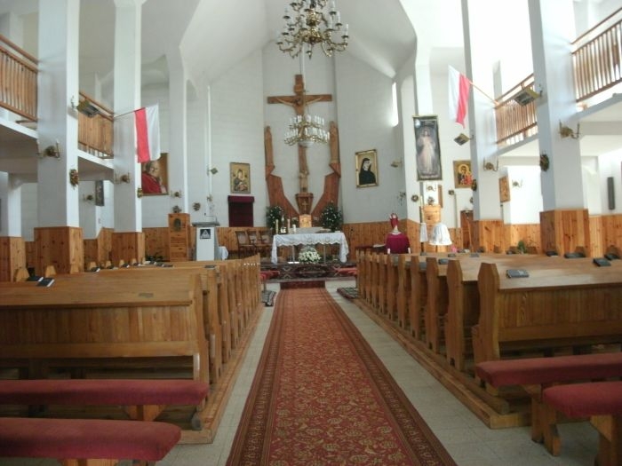 Krukowo - wnętrze kościóła