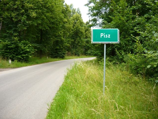 Mazury 12.07.2009 - Pisz - tablica