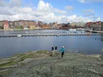 Widok na północ z wysepki Stakholmen