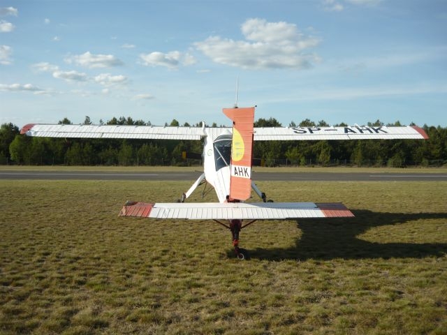 Jastrzębiec 2009 - Uszkodzony samolot